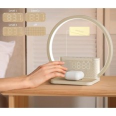 blonbar Night Lamp με ξυπνητήρι και ένα ασύρματο φορτιστή 10W
