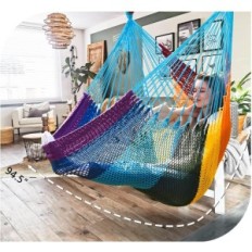 BATHONLY Suspended Hammock Karibský křeslo s paprskem do 150 kg, výstava