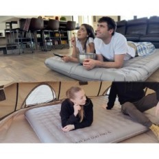 Sleeping Mat Kingcamp Κάμπινγκ για 2 άτομα 201x141x15 cm άνετο και φως