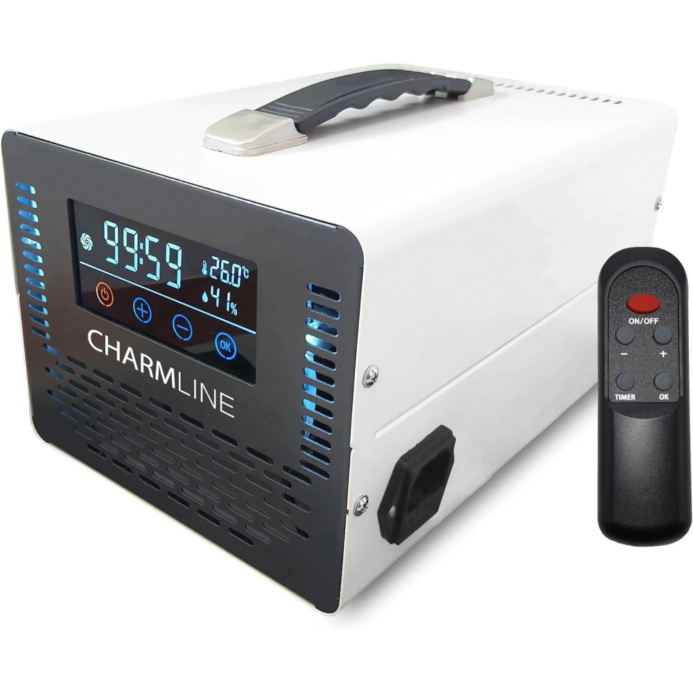 Charmline Intelligent Ozon Generator med en fjernbetjening op til 500 m2