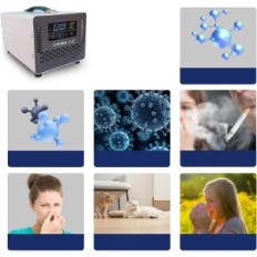 Charmline Intelligent Ozone Generator z daljinskim upravljalnikom do 500 m2