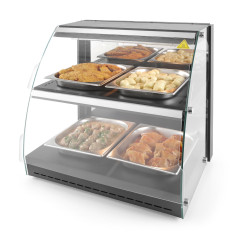 Verwarmingsplaats voor het begraven en presenteren van kwartsgerechten Breedte 650 mm