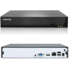 16CH NVR EVTEVISION NETWERK RECORDER 8MP / 4K met ondersteuning voor 16 IP-camera's