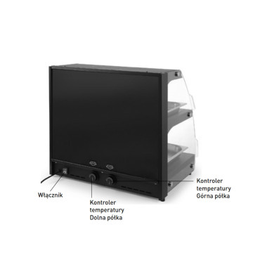 Verwarmingsplaats voor het begraven en presenteren van kwartsgerechten Breedte 650 mm