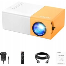 Mini proiettore VAMvo YG300 Pro Full HD 1080p con smartphone / tablet / laptop