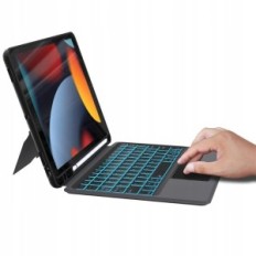 Slučaj s QWERTZ WOOTREI tipkovnicom za iPad 10,2 inča ipap Air 3 i Pro 10,5