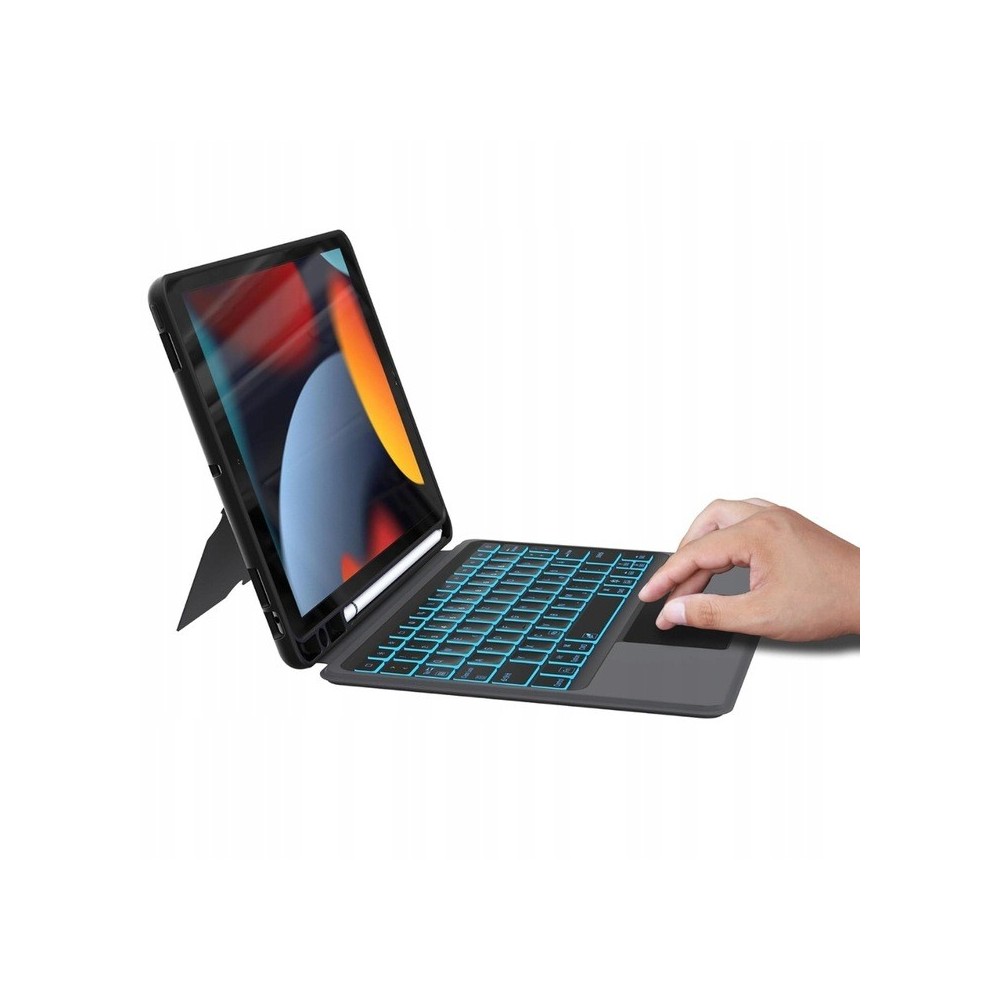 Juhtum QWERTZ Roofei klaviatuuri iPad 10,2 tolli IPAP Air 3 ja PRO 10,5