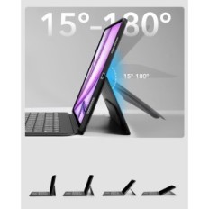 Kasutatud ESR 6B021 klaviatuur iPad Air 13 '' '' (m2) 2024 koos Gładzik QWertz Czarne