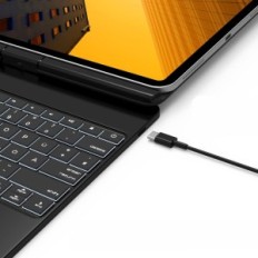 Caso magnético com teclado Sengbirch para ipad pro 12.9, preto usado