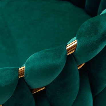 4Rico stoel QS-GW06G groen — detail armleuning