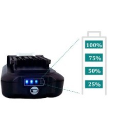 Set of charger and battery Fengwings BL1021B DC10WD 2Ah for Makita 12V used