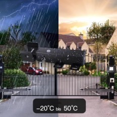 Automatisk elektrisk lås Topper ET24 på 24V, til vingeporten