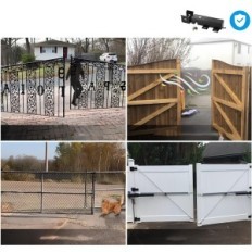 Serrure électrique automatique surnoms et24 sur 24V, à la porte d'aile