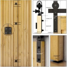 Encaixes para portas de correr Bonikluba 76,3 cm, 35 cm de largura