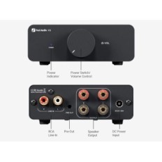 Foos audio v3 stereo zesilovač domácí audio zařízení 300W