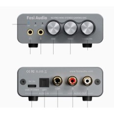 AUTPONIO AMPLIFICADOR FOOS AUDIO K5 PRO 3.5 MM AUX Exposición