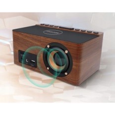 Digitālais radio modinātājs no Anjank bezvadu iekraušanas, 10 USB ostas izstādē