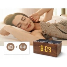 Digitalni radio budilica od anjekta bežičnog učitavanja, 10 u USB port izložbi