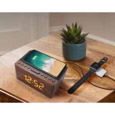 Digital Radio Vækkeur fra Anjank Wireless Loading, 10 i USB Port Udstilling