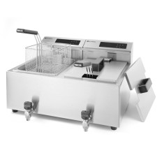 Frantic Fryer met Mastercook Digital Panel met 2x8L 2x3500W