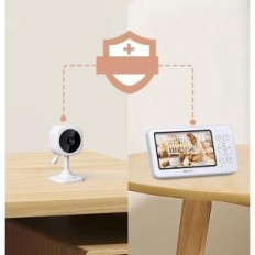 Bonoch Elektroninė auklė, 2 fotoaparatai, 4,3 colių, 720p, be "Wi-Fi", 4000 mAh