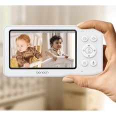 Bonoch Electronic Nanny, 2 kaamerad, 4,3 tolli, 720p, ilma Wi-Fi, 4000 mAh