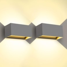 LED Kingwen 20 σε 3000 K IP65 Γκρι σύνολο 2 τεμ.