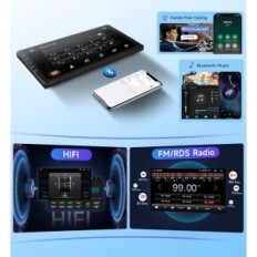 Autoradio Podfo 10 '' Carplay Android für Toyota / Peugeota / Citroen Ausstellung