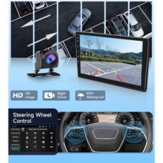 Radio samochodowe podofo 10'' Carplay Android dla Toyoty/Peugeota/Citroena Powystawowe