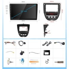 Bilradio PODFO 10 '' Carplay Android for Toyota / Peugeota / Citroen Udstilling