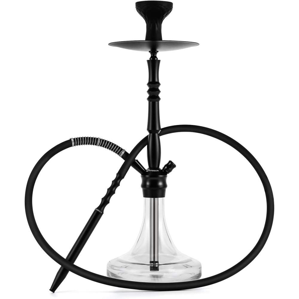 Un conjunto de tubos de agua de vidrio Ditesun elegante fumar tuberías de agua con un diseño espectacular