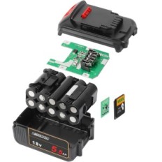 WTL 2 x DCB200 removable battery, 5.5 Ah, 5500 mAh, 18V, for DEWALT Used