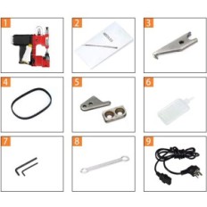 MXbaoheng GK9-890 Ompelukone, punainen, käytetty