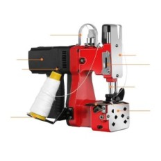 MXBAOHENG GK9-890 naaimachine, rood, gebruikt