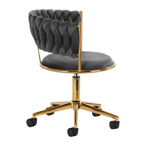 4Rico swivel chair QS-GW01G gray — side view