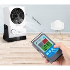 Kézi elektrosztatikus teszter NEWTRY készülék elektrosztatikus töltések mérésére ESD környezetben, Post- kiállítás