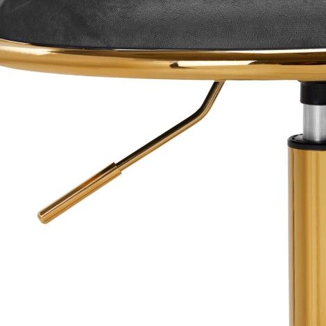 4Rico swivel chair QS-GW01G gray — close-up of the handle
