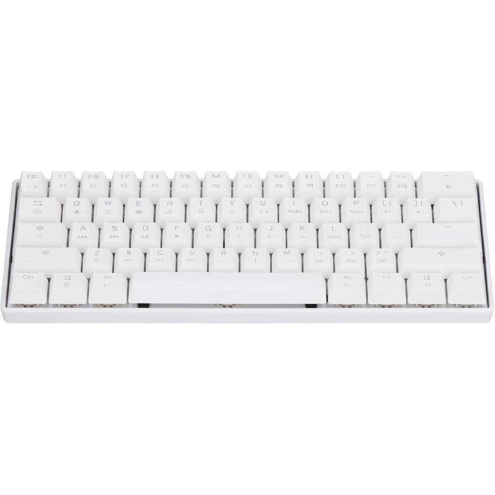 Mekanisk tastatur med en wire, MK21 bærbar ergonomisk RGB for spill