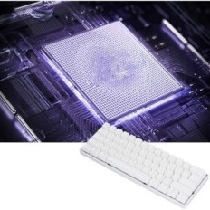 Mechanical keyboard with a wire, MK21 Portable ergonomic RGB for games