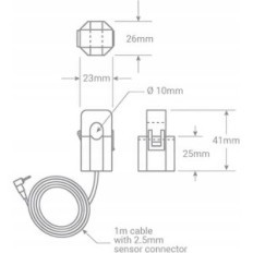 Emporia Misuratore elettrico a 3 fasi 50A utilizzato