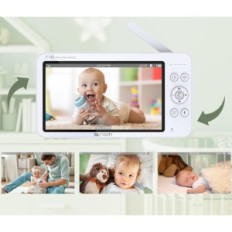Bonoch Camera BBM01 / BBM03 / BBM05, Electronic Nanny, 720p, Zoom 4x Brukt