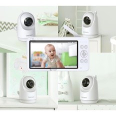 Bonoch Camera BBM01 / BBM03 / BBM05, Babá Eletrônica, 720p, Zoom 4x Usado