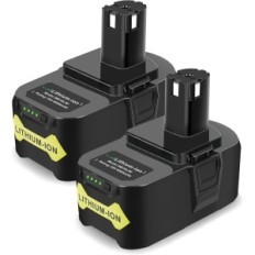 Odstranljiva baterija AsungEll LIGHIUM-ION RB18L50 18V 5.0AH za RYOBI, 2 kos. Rabljeni