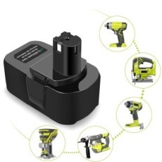 Batería extraíble Asuncel Lighium-Ion RB18L50 18V 5.0AH para Ryobi, 2 PCS. Utilizado