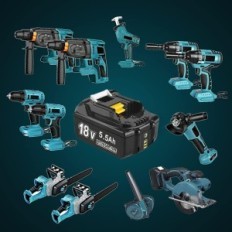 BONDGET BL1830 aku jaoks MAKITA, 18V 5,5 AH, 2 kasutatud tükki