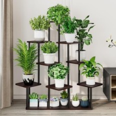 Azerpian Stand for Plants 9-Level Metal Flowers Shelf