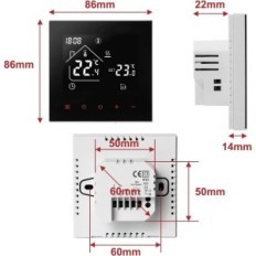 Thermostat Bek Smart WLAN, thermostats pour la chaudière de chauffage