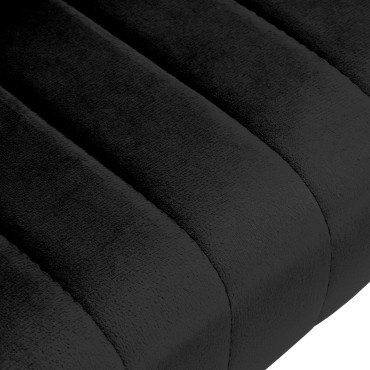 4Rico draaistoel QS-OF212G zwart — detail zitvlak