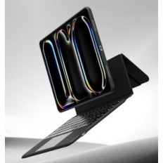 Custodia per tastiera ESR, QWERTZ, per iPad Pro 13 pollici (M4) 2024, Nero