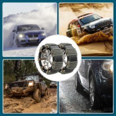 Correntes antiderrapantes para carros de Toffceea, 8 PCs.
